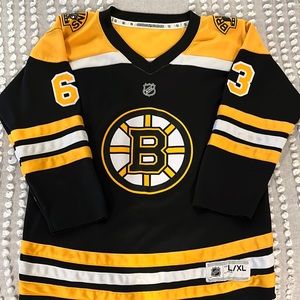 NHL Bruins team Jersey. Youth L/XL. EUC. Marchand #63